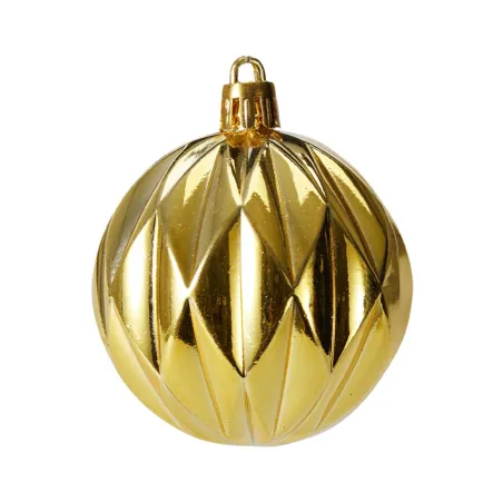Lot de 100 Boules de Noël Dorées - Assortiment Brillant, Mat et Pailleté