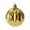 Lot de 100 Boules de Noël Dorées - Assortiment Brillant, Mat et Pailleté