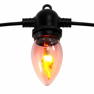 Guirlande lumineuse à effet flamme 10 LED - 360 cm