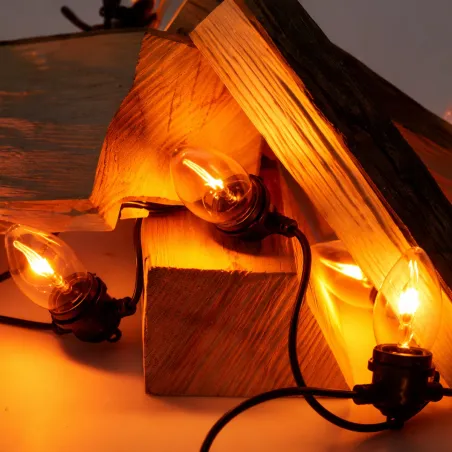 Guirlande lumineuse à effet flamme 10 LED - 360 cm