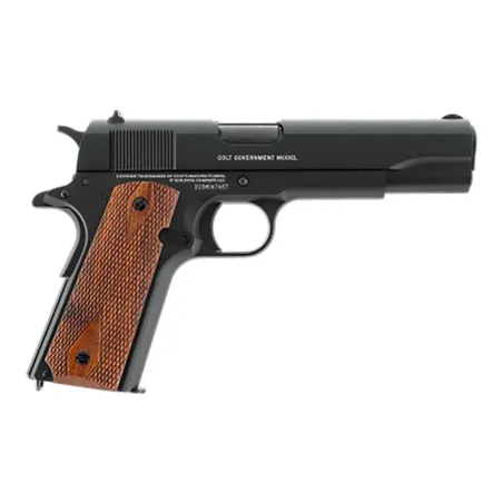 Réplique Colt 1911 CO2 - Métal et Noyer - Blowback 4,5 mm inférieur 2J