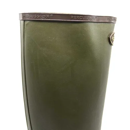 Bottes Marly antidérapantes caoutchouc naturel kaki 37 à 48