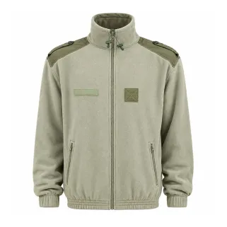 Blouson de chasse polaire commando 2 poches vert kaki