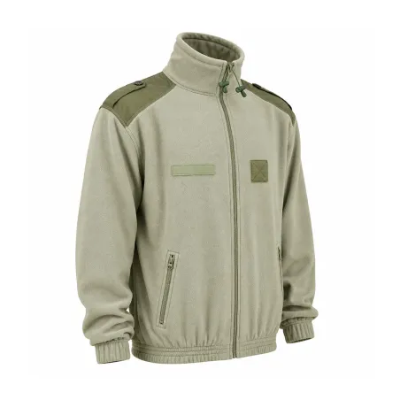Blouson de chasse polaire commando 2 poches vert kaki