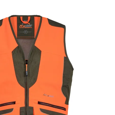 Gilet de chasse Prohunt Springer orange/kaki