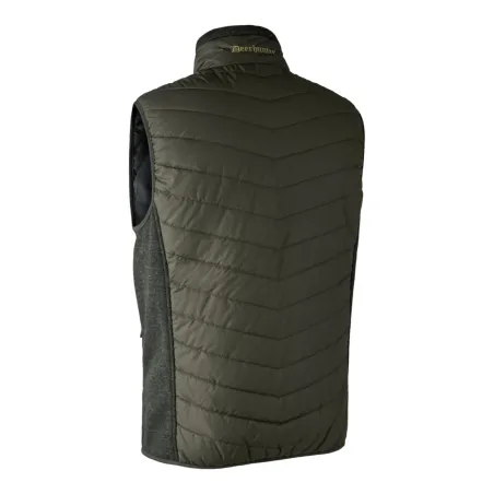 Gilet matelassé-tricot Deerhunter Moor vert