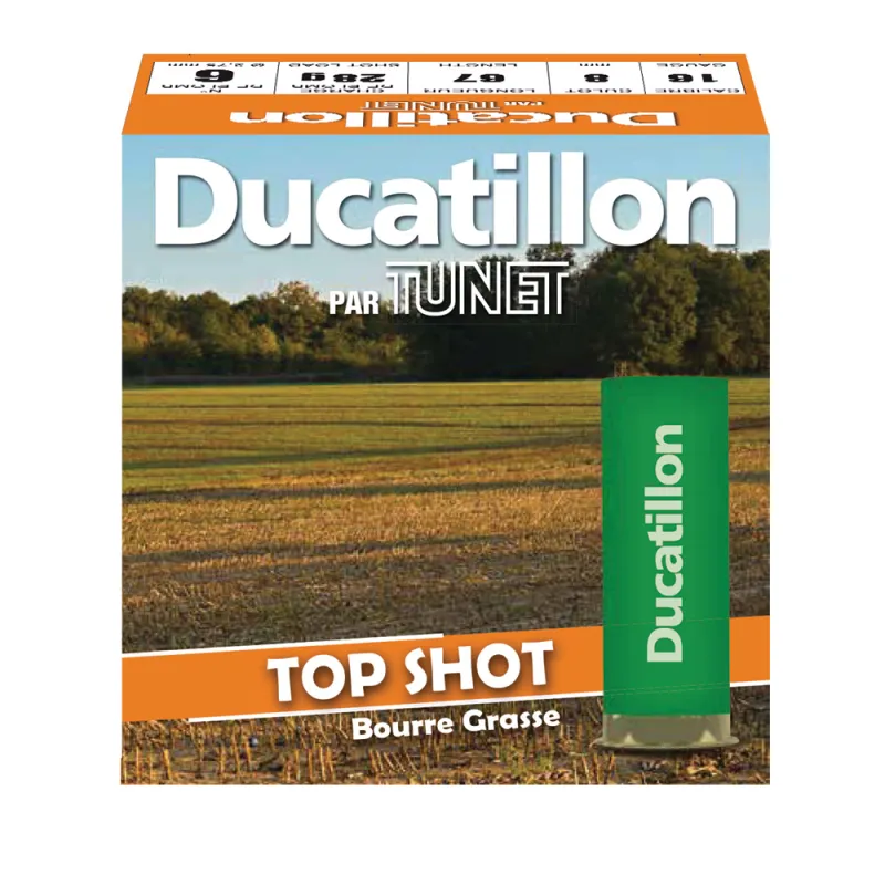 Boite de 25 cartouches de chasse 16/67 "Top-Shot" 395m/s