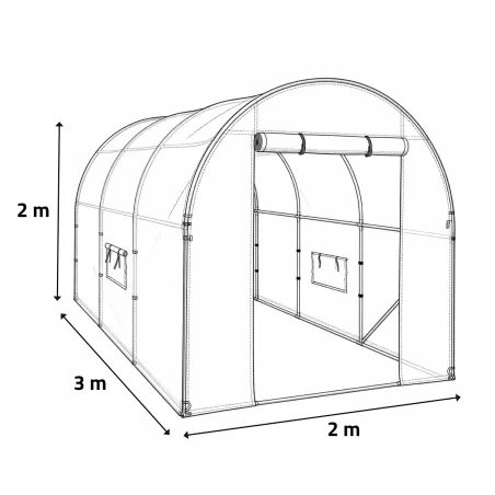 Serre de jardin 6 m² - Structure jardinage extérieur