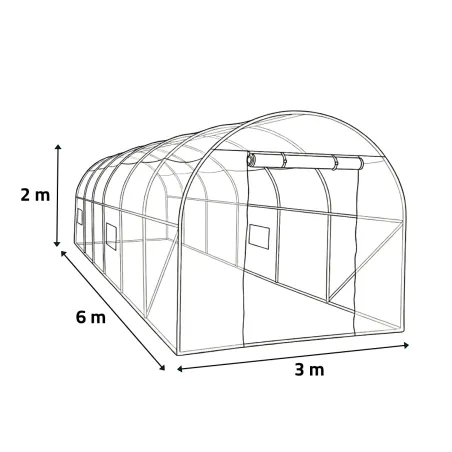 Serre de jardin 18 m² - Structure jardinage extérieur
