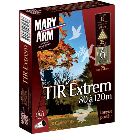 Boite de 10 cartouches TIR EXTREM 35g 12/70 pb 6