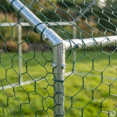 Enclos volaille métal galvanisé 12 m² – maille 25 mm