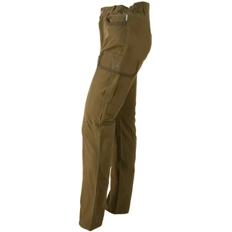 Pantalon de chasse Hyperstretch Savane 7 poches kaki T38 à 60