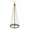 Décoration Arbre de Noël LED Doré 210 cm - 370 Lumières Blanc Chaud