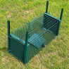 Piège à Fauves Double Entrée 50x18x18 cm - Cage Métallique Robuste