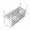 Piège à Fauves Double Entrée 50x18x18 cm - Cage Métallique Robuste