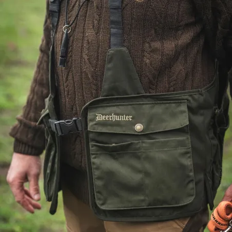 Gilet de chasse Atlas vert 2 poches - Confort et fonctionnalité