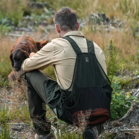 Gilet de chasse Atlas vert 2 poches - Confort et fonctionnalité