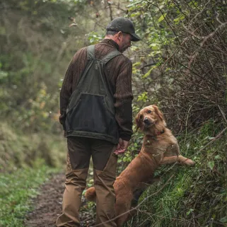 Gilet de chasse Atlas vert 2 poches - Confort et fonctionnalité