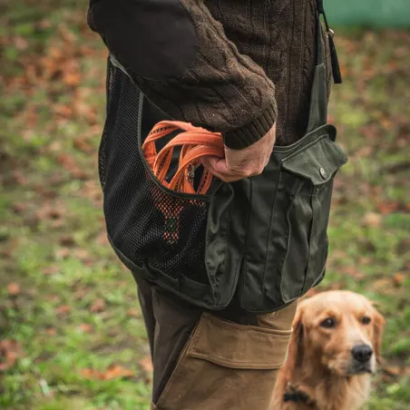 Gilet de chasse Atlas vert 2 poches - Confort et fonctionnalité