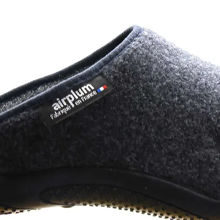 Chaussons mules Airplum Decycle marine - Made in France
