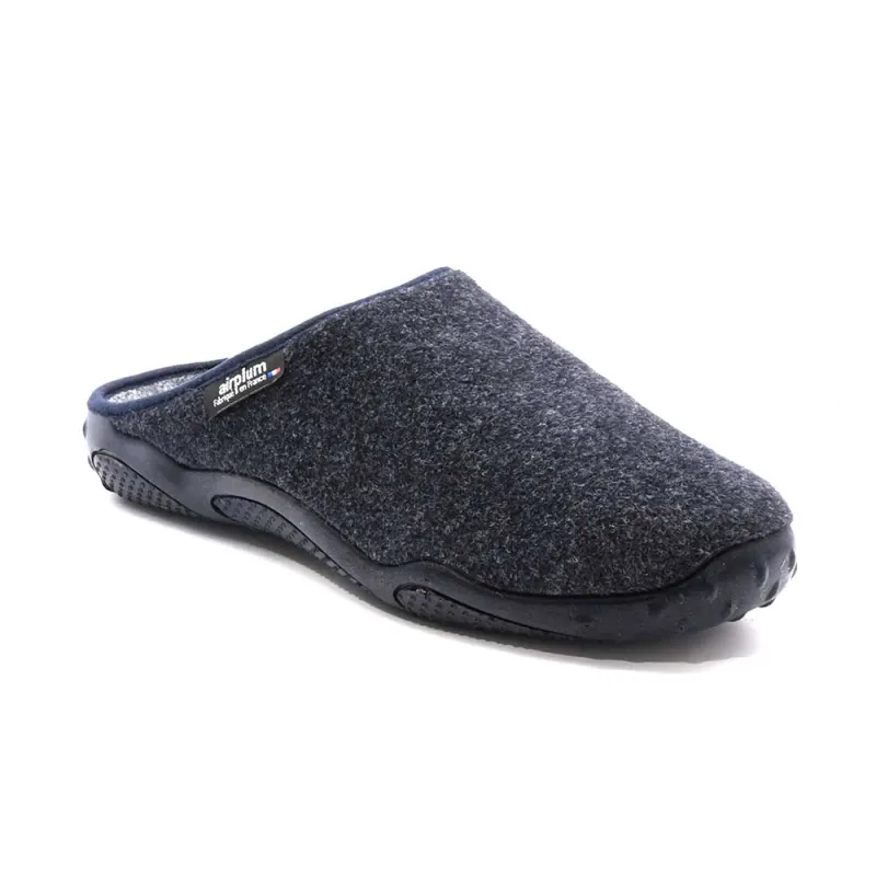 Chaussons mules Airplum Decycle marine - Made in France
