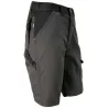 Bermuda de travail 4 poches polyester coton gris noir 38 à 52