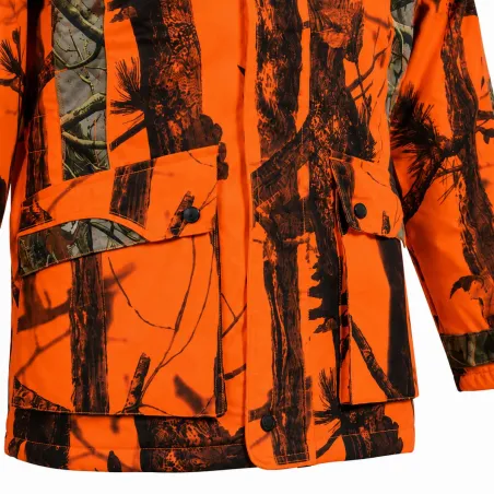 Veste de chasse Brocard Ghostcamo polyester blaze & black M à 5XL