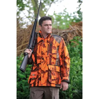 Veste de chasse Brocard Ghostcamo polyester blaze & black M à 5XL