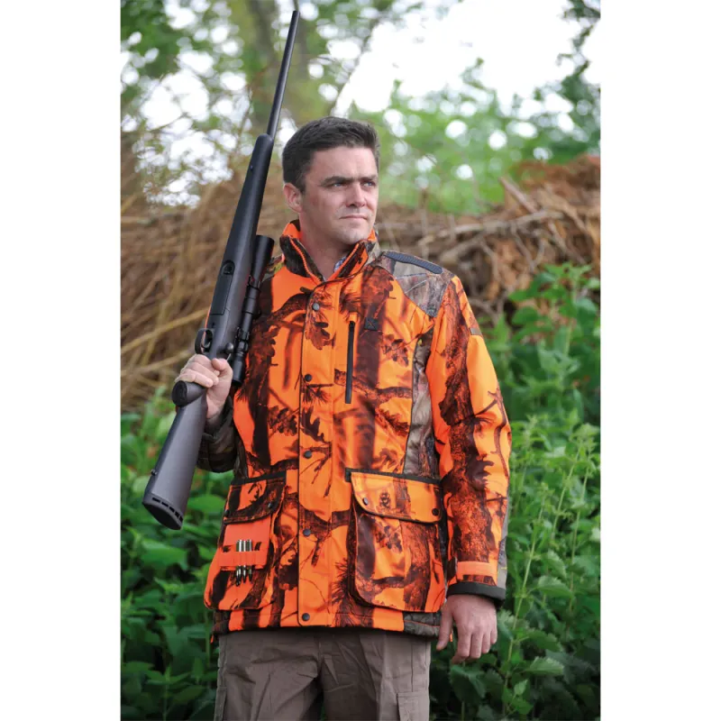 Veste de chasse Brocard Ghostcamo polyester blaze & black M à 5XL