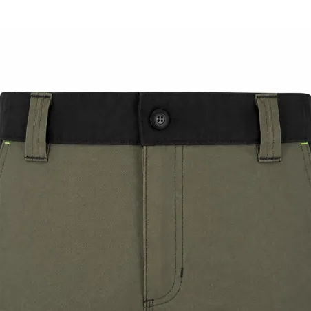Bermuda de travail homme ULYSSE coton polyester kaki gris 38 à 50