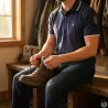 Polo Ultra 79 Browning® Homme - Bleu Coton Respirant
