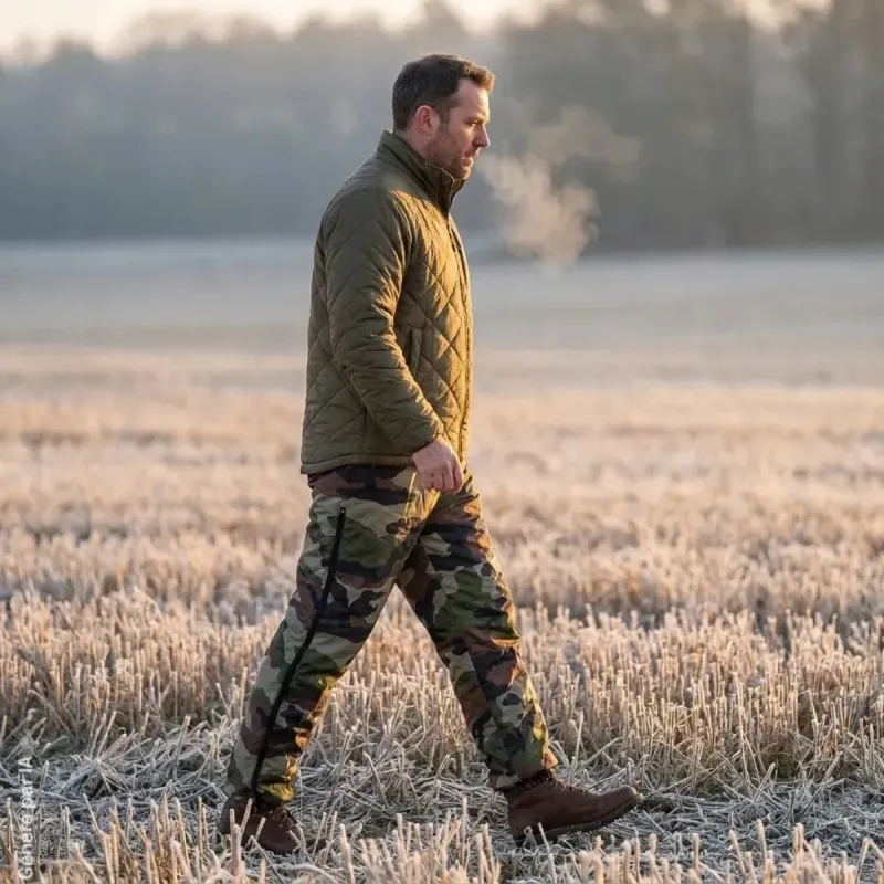  Pantalon matelassé camouflage