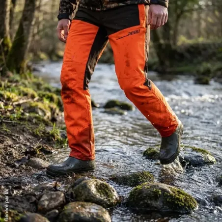Pantalon Treeland resist orange 900D polyester anti-ronce