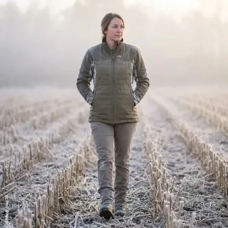 Veste Kate Femme Chasse Polyester Primaloft Gold Camo Ripper