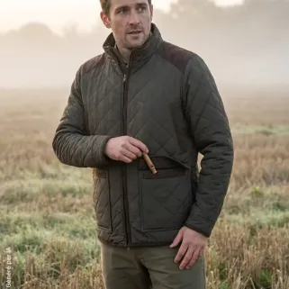 Veste matelassée Verney Carron La Ligne Boisgentil marron