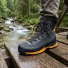 Chaussures de Randonnée Meindl Vakuum 3.5 Gris Anthracite et Orange