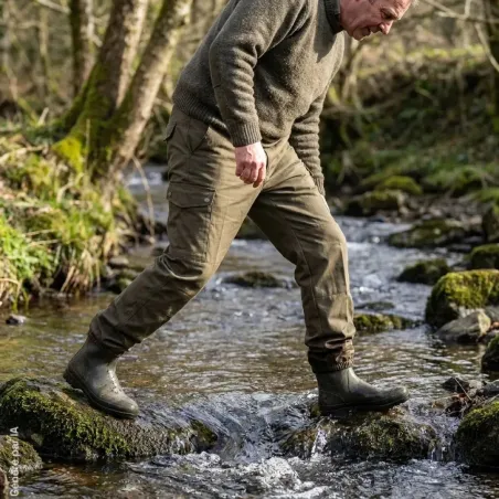 Pantalon de chasse treillis kaki