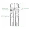 Pantalon Somlys Survivor 654 vert anti-ronces | Ducatillon