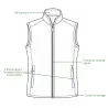 Gilet polaire Deerhunter Cumbria vert sans manches | Ducatillon
