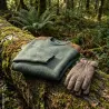 Pull col rond Verney Carron La Ligne Rocheval vert forêt