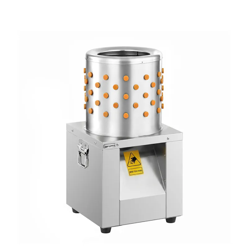 Plumeuse humide inox 117 doigts, tambour Ø 30,5 cm, 1 500 W