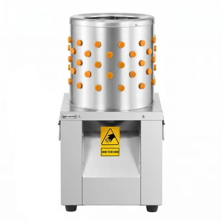 Plumeuse humide inox 117 doigts, tambour Ø 30,5 cm, 1 500 W