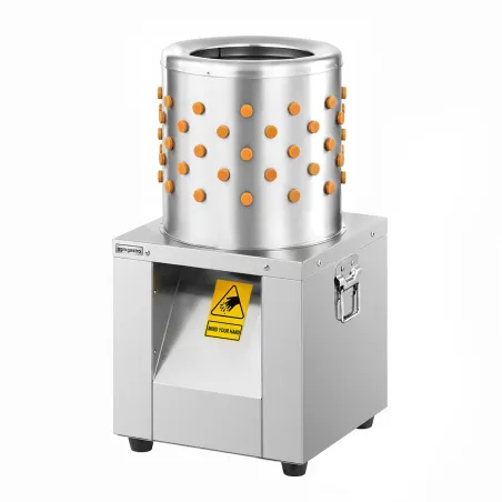 Plumeuse humide inox 117 doigts, tambour Ø 30,5 cm, 1 500 W