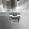 Plumeuse humide inox 117 doigts, tambour Ø 30,5 cm, 1 500 W