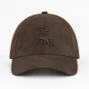 Casquette Sagitaire en Suédé Écorce - Style Élégant et Ajustable