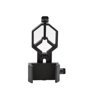 Adaptateur smartphone jumelles métal plastique PA noir 54 à 90mm