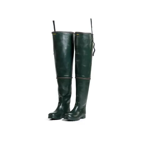 Cuissardes robustes caoutchouc doublé néoprène 3mm vert
