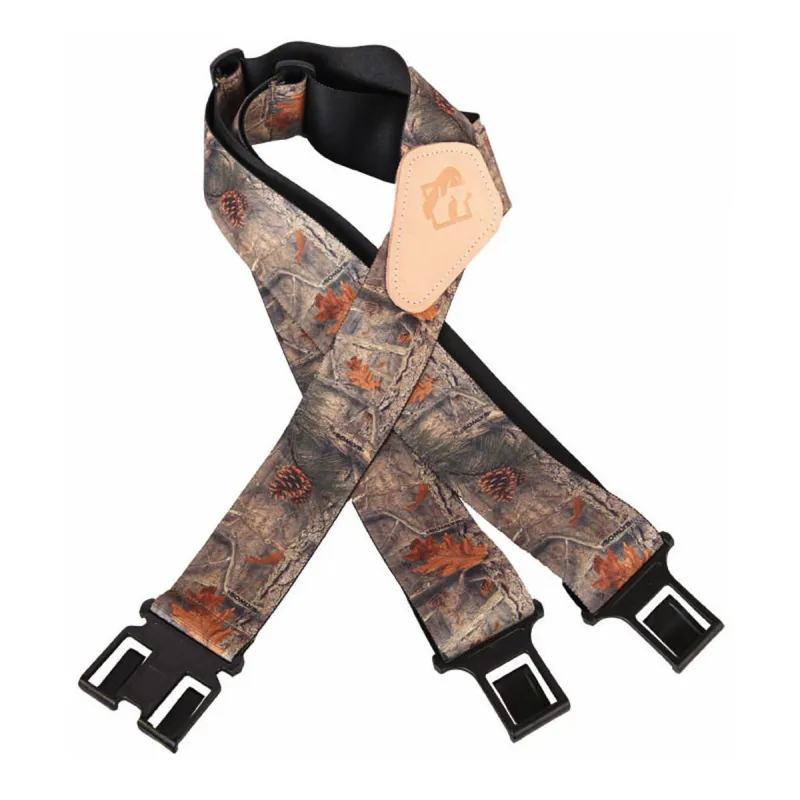 Bretelles confort large accroche ceinture camo forest largeur 5cm