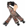 Bretelles confort large accroche ceinture camo forest largeur 5cm