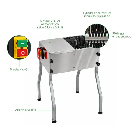 Plumeuse Piumina Cailles 36 doigts River Systems | Ducatillon